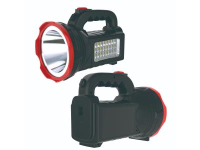 Led Portable Rechargeable Search Lamp With AC And COB Side Light