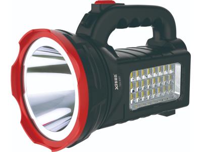 Led Portable Rechargeable Search Lamp With AC And COB Side Light