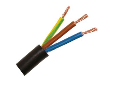 H05VV-F 3183Y Bare Copper PVC Insulated PVC Sheath RVV Flexible Electric Cables