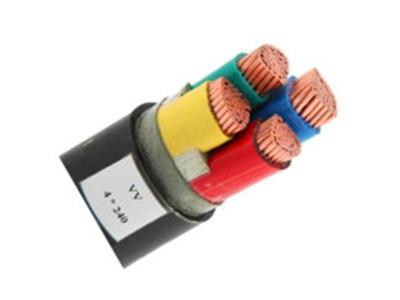 NYY Copper Conductor PVC Insulated PVC Sheath VV Power Cables