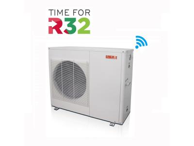 Full dc inverter heat pump for home heating, cooling and DHW