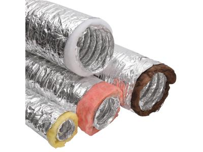 Insulated flexible duct,Non-insulated flexible duct,Semi-rigid aluminum duct