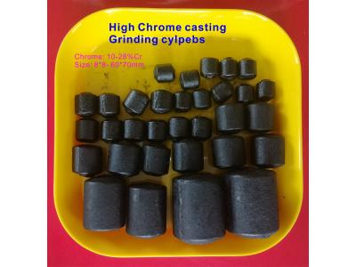 High chrome casting grinding ball / cylpebs