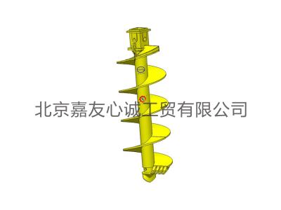 APFSH-SH single-head straight screw with long bucket teeth short spiral drill bit