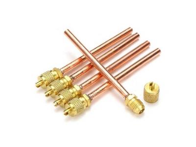 1/4 Copper Access Valve Charging Valve for Refrigeration Air Conditioning