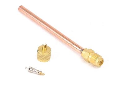 1/4 Copper Access Valve Charging Valve for Refrigeration Air Conditioning