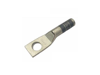 One hole code conductor standard barrel copper lug with inspection window