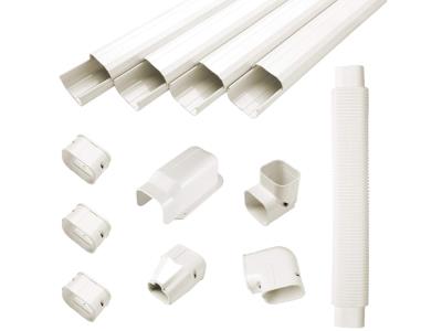 Air conditioner PVC duct tube for HVAC line set cover kits ac pipe cover