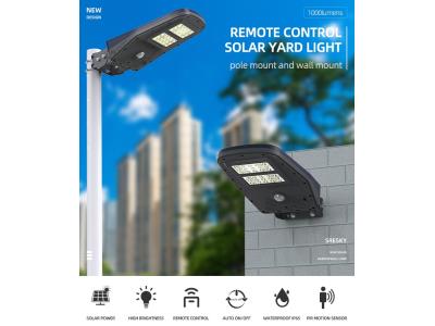 Waterproof IP65 Outdoor LED Motion Sensor Courtyard Solar Led Street Garden Light 