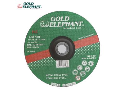 Gold Elephant stainless steel grinding wheels 6 inch grinding discs