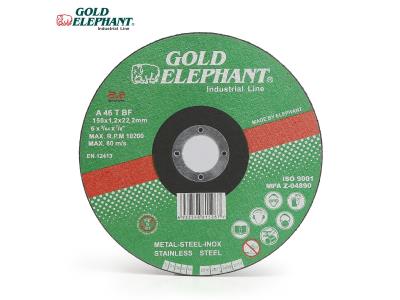 Gold Elephant stainless steel cutting wheels 6 inch cutting wheel discs