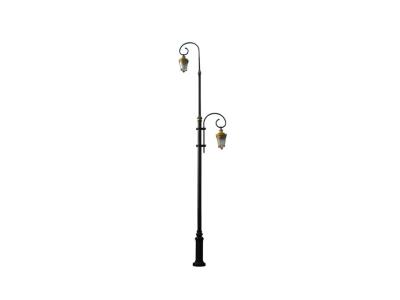 single arm cast iron street lighting pole 