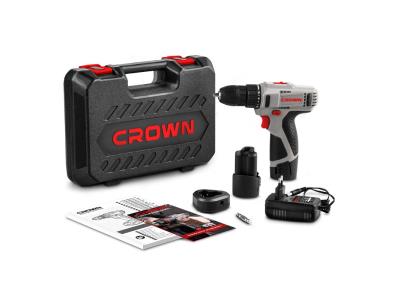 CROWN 12V Cordless Drill Screwdriver 1.5AH Power Tools CT21053LH-1.5 BMC