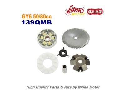 TZ-16 50cc 80cc Variator Set Drive Pulley GY6 Parts Chinese Scooter 139QMB Motorcycle Engi