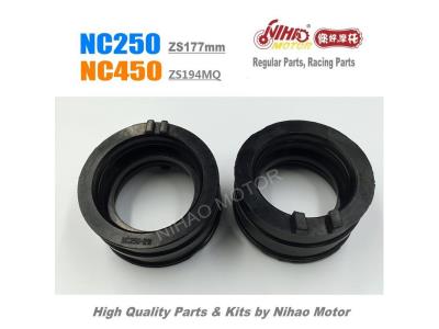 NC-B4 NC250 Carburetor Connection Pipe Hose Zongshen NC 250 Parts ZS177MM RX3 KAYO Motolan