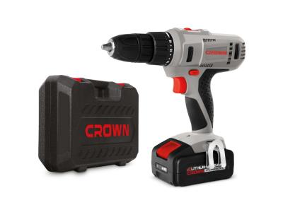 CROWN 24V Cordless Drill Screwdriver Variable Speed Power Tools CT21074LH-2 BMC