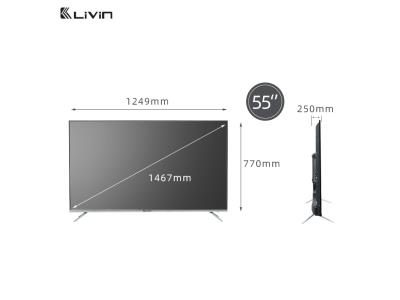 55 inch frameless 4k smart led tv with voice control 
