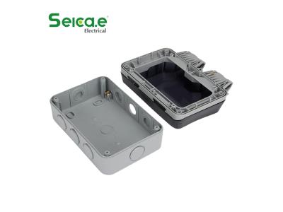 Weatherproof double Switch Socket IP66 waterproof switch boxes 