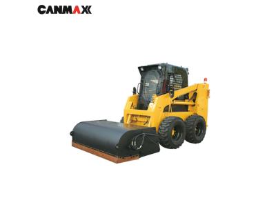 China's Famous Canmax Skid Steer Loader Attachments Road Sweeper