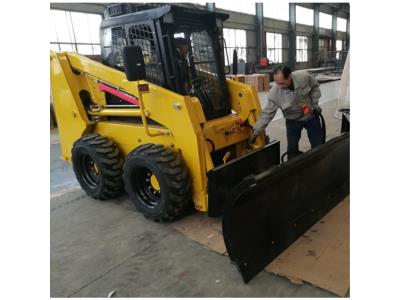 Canmax Cheap  Skid Steer Loader Snowplow Snow Sweeper for sale