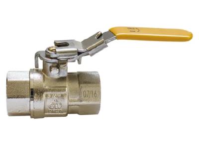Brass gas valve