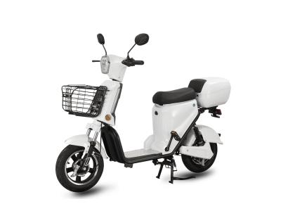 G1 25km/h-800W Lightweight Convenient Electric Motorcycle with a Big Carrying Basket