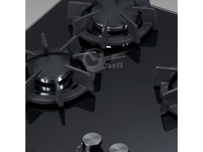 Modern Design 5 Burner Inbuilt Gas Stove Gas Hob Tempered Glass Gas Cooktops