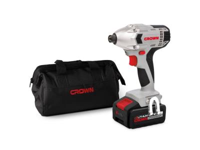 CROWN 18V Cordless Screwdriver 4AH Portable Li-ion Power Tools CT22022L-4 TB