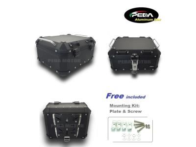 V3-1 Motorcycle Aluminum Box 28L Top Case Side Pannier Scooter Rear Trunk PEDA Motor