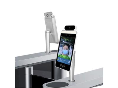 8-inch LCD infrared camera attendance and face recognition security kiosk