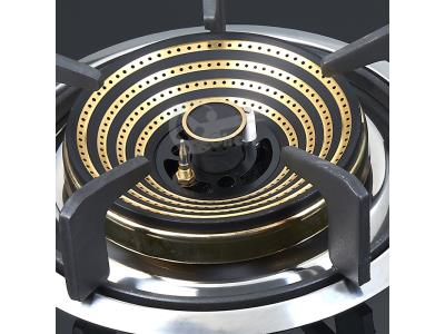 High quality tempered glass 2 burner built-in gas hob gas stove