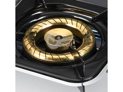 High quality 3 burner stainless steel gas stove with cover