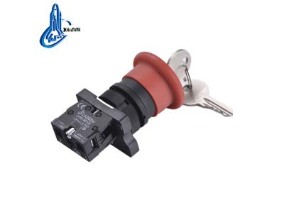 LAY5-ES142 button or m22 mushroom push button switch with key 