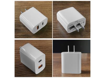 Us/Eu/Uk Plug 20W 2-Port Qc 3.0 Fast Charger Adapter for iphone 12 Pro Samsung HuaWei 