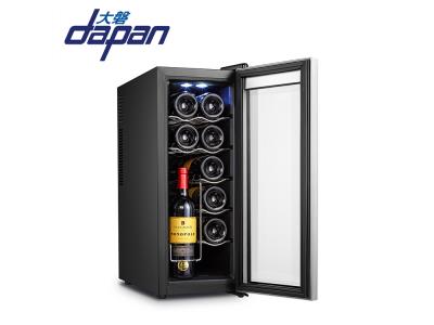12 bottles Single zone thermoelectric wine fridge refrigerator