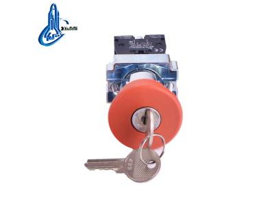 LAY5-BS142 mushroom switchlock emergency stop push button switch with key 