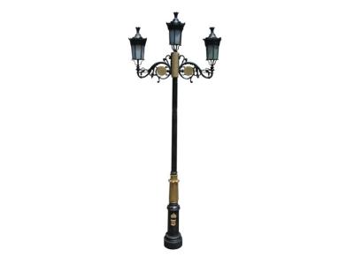 Decorative Antique Galvanized Cast Iron and aluminum Street Light Pole