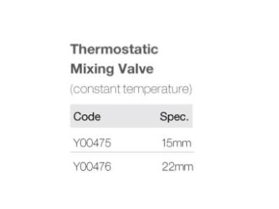 Thermostatic Mixing Valve(constant temperature) Y00475,Y00476