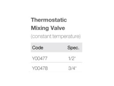 Thermostatic Mixing Valve(constant temperature) Y00477,Y00478