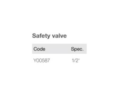 Safety Valve Y00587