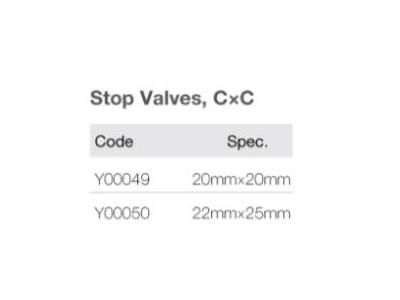 Stop Valves,CxC Y00049