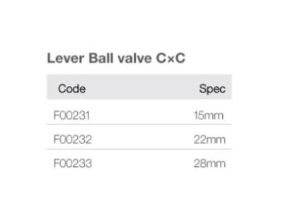 Ball valves Y00231 Y00231 