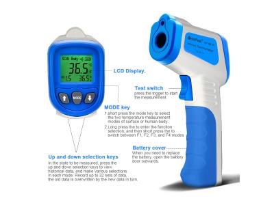 Digital non-contact infrared thermometer for forehead HP-981K