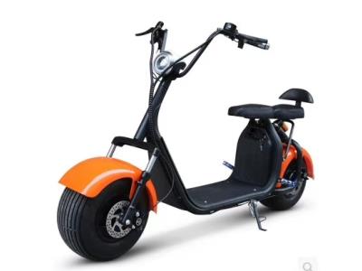 60V 12AH Rang:40-48KM EEC COC Fat Tire Electric Scooter for adults 18 inch widewheel Elect