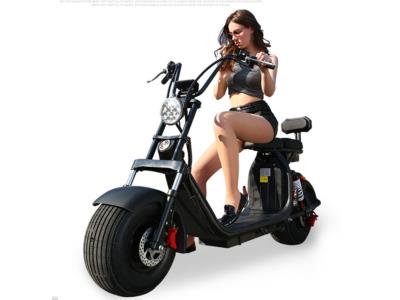 60V 12AH Rang:40-48KM EEC COC Fat Tire Electric Scooter for adults 18 inch widewheel Elect