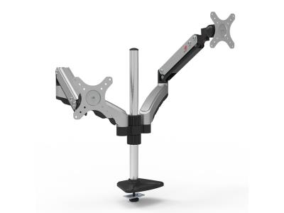 Twin Flat Screen With Dual Articulated Arms Desktop Mount For 12''-32'' Monitors-HDMG003-2