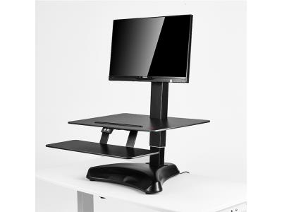 Electric Motor Control Sit-Standing Desktop Solution With Single Monitor