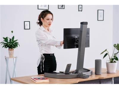 Single Display Height Adjustable Monitor Lifted Stand for 13''-32'' Monitor screens-HDWG00