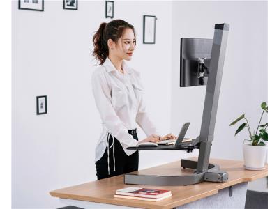 Single Display Height Adjustable Monitor Lifted Stand for 13''-32'' Monitor screens-HDWG00