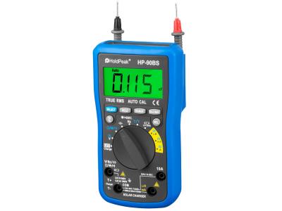 HP-90BS Digital Multimeter TrueRMS AutoRange Diode Conti AC/DC Tester 6000C Solar Charge